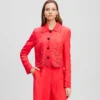 CUT-OUT BRODERET JAKKE