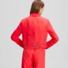 CUT-OUT BRODERET JAKKE