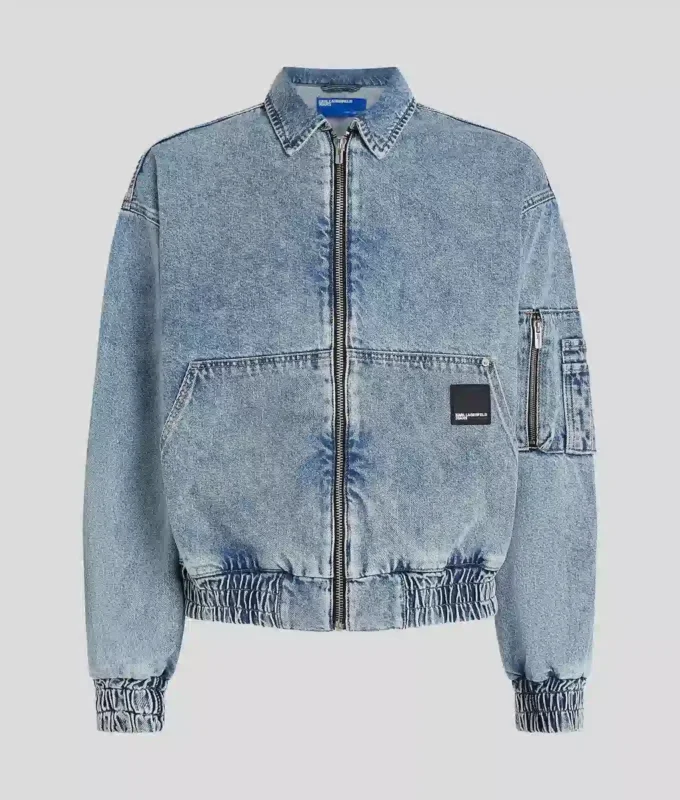 DENIM BOMBERJAKKE