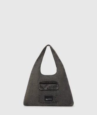 Denim hobo shopper