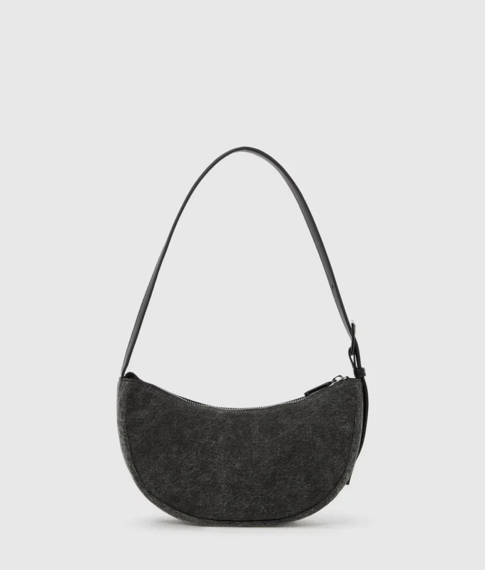 Denim moon skuldertaske