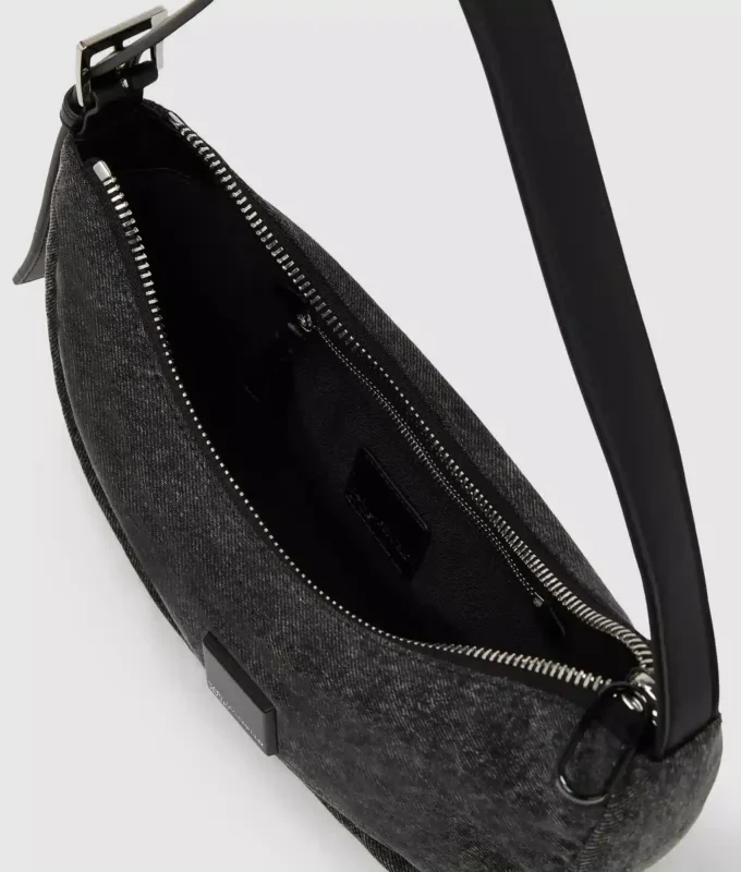 Denim moon skuldertaske