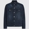 Denimjakke med Monogram-print overalt
