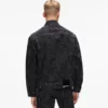 Denimjakke med monogramprint overalt