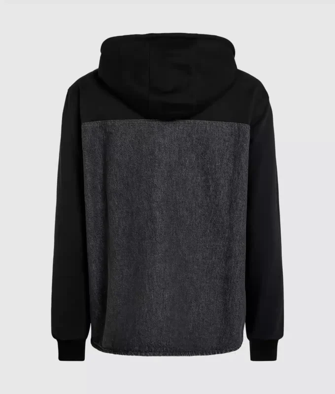 Denimjakke med paneler
