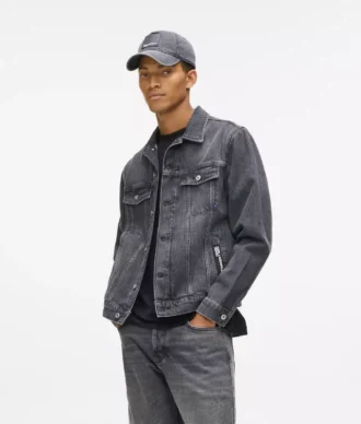 Denimjakke med regular fit