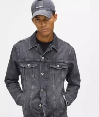 Denimjakke med regular fit