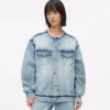 Denimjakke uden krave
