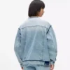 Denimjakke uden krave
