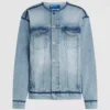 Denimjakke uden krave