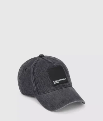 Denimkasket med logo