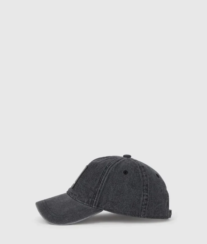 Denimkasket med logo
