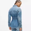 Denimskjorte med bælte