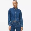 Denimskjorte med nitter