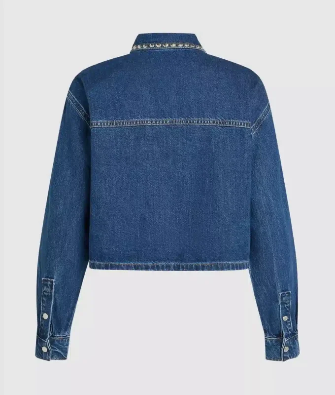 Denimskjorte med nitter