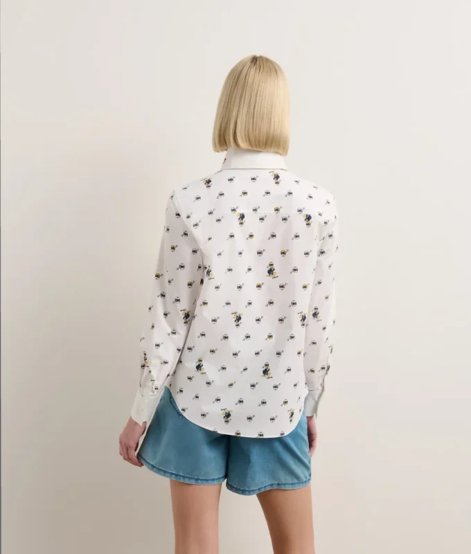 DISNEY X KL BLUSE MED ALL-OVER-PRINT