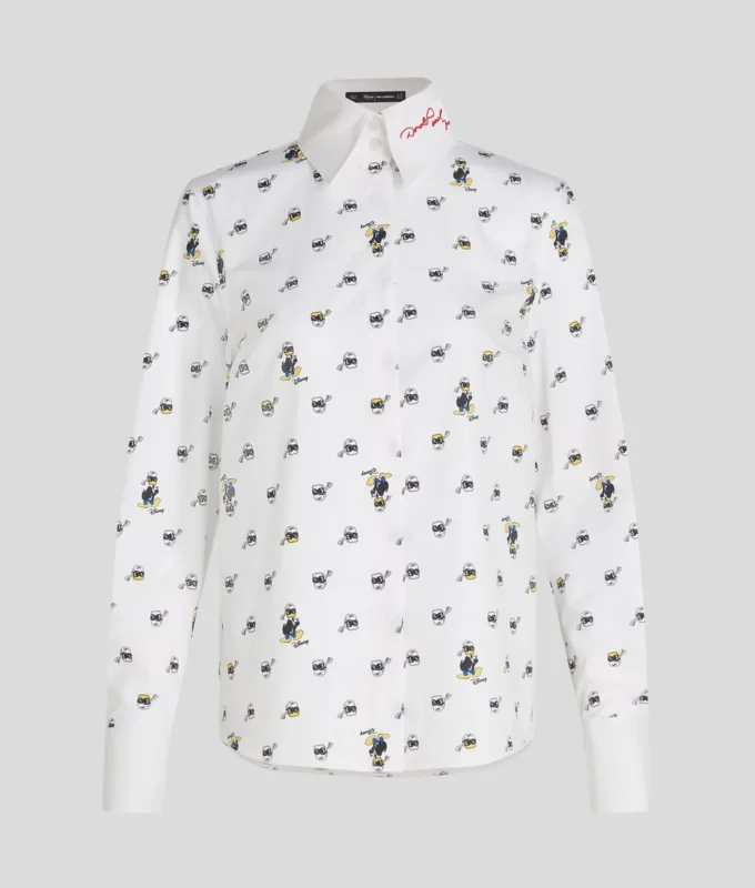 DISNEY X KL BLUSE MED ALL-OVER-PRINT