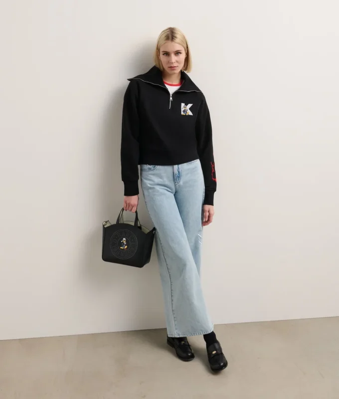 DISNEY X KL HALVZIP-SWEATSHIRT