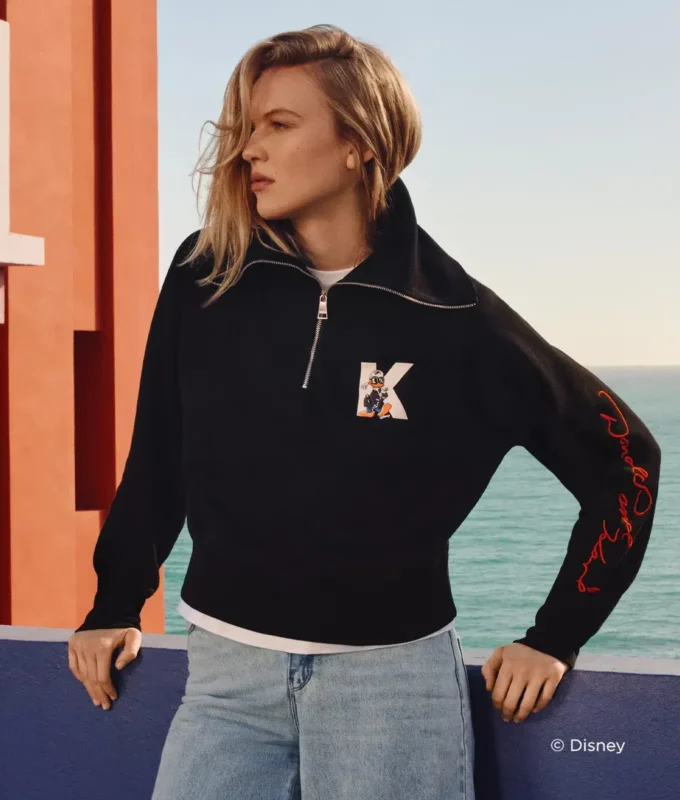 DISNEY X KL HALVZIP-SWEATSHIRT