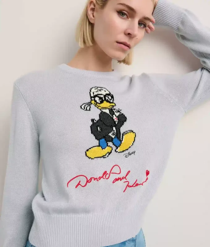DISNEY X KL STRIKKET SWEATSHIRT
