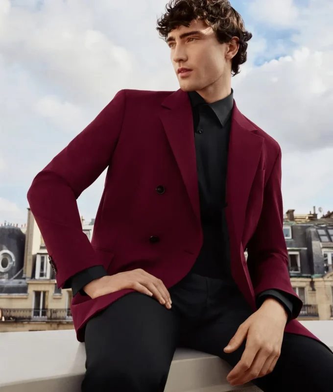 Dobbeltradet blazer