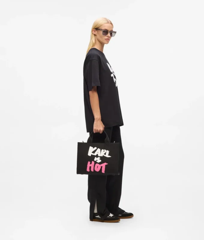 Eksklusiv “Karl is hot” medium tote bag