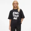Eksklusiv “Karl told me” afslappet T-shirt