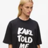 Eksklusiv “Karl told me” afslappet T-shirt
