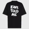 Eksklusiv “Karl told me” afslappet T-shirt