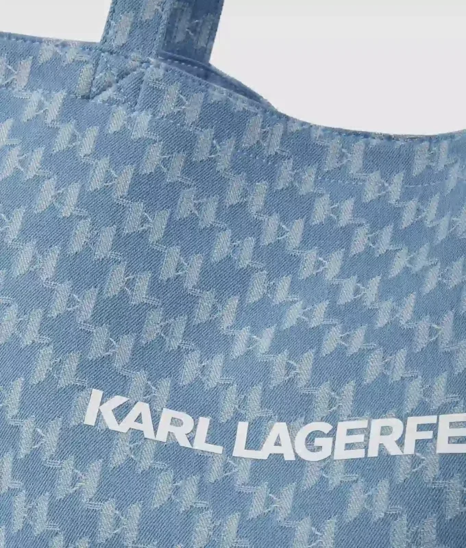 Eksklusiv Monogram-denim-shopper