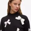 Eksklusiv sweater med sløjfe