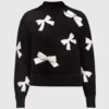 Eksklusiv sweater med sløjfe