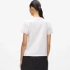 Eksklusiv T-shirt med rhinestone-logo