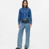 Farveblokerede, afslappede jeans