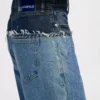 Farveblokerede, afslappede jeans
