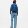 Farveblokerede, afslappede jeans