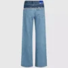 Farveblokerede, afslappede jeans