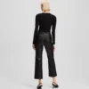 FAUX-LEATHER PANTS