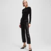 FAUX-LEATHER PANTS