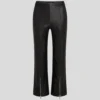 FAUX-LEATHER PANTS