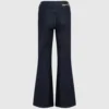Flared jeans med split-hem