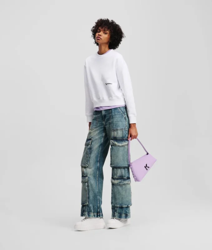 FLORAL-PRINT SWEATSHIRT