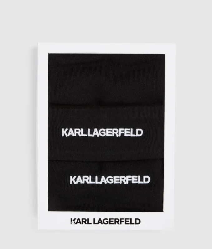 Gavesæt med logo-pandebånd og tørklæde