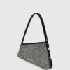 Geo denim skuldertaske