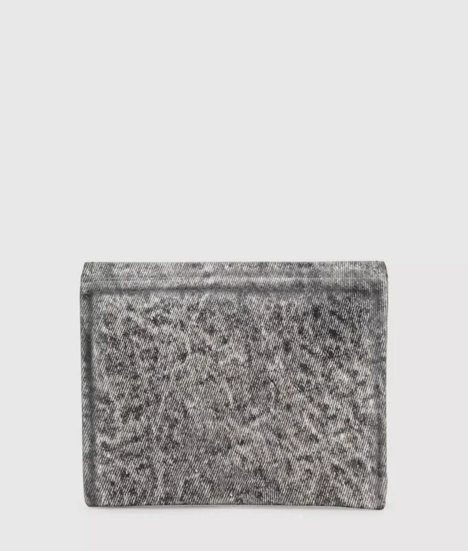Geo denim tegnebog