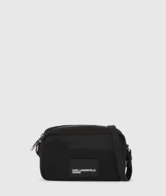 Glanset kamerataske i nylon