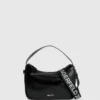 Glansfuld mini hobo-taske