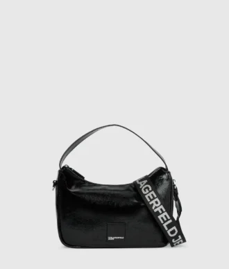 Glansfuld mini hobo-taske