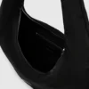 Glansfuld nylon hobo-taske