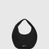 Glansfuld nylon skuldertaske